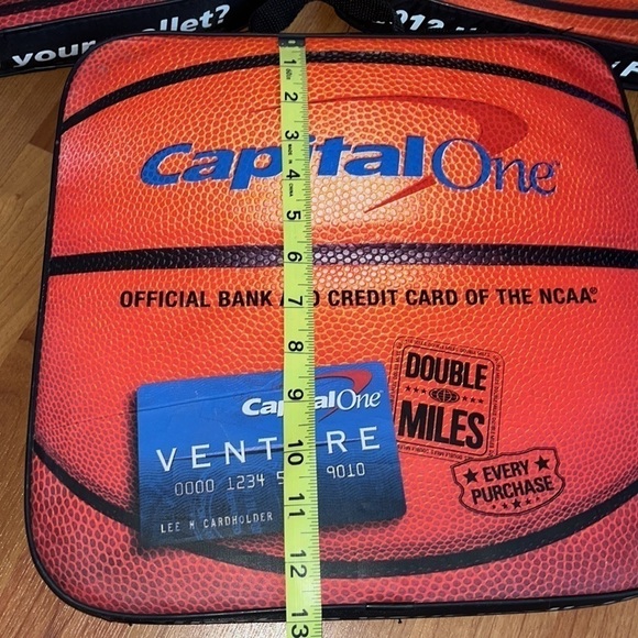 Capital One NCAA women’s Final Four Seat cushions with handle Set of 3 - Picture 7 of 9